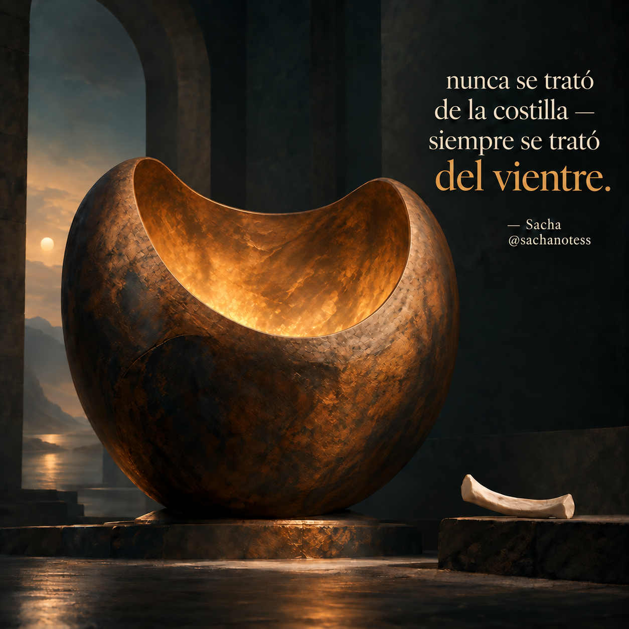 Arte de la cita Rib and Womb en español