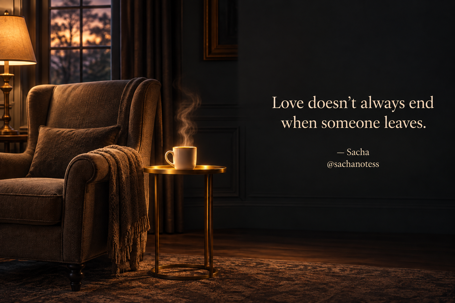 Love Doesn’t Always End quote artwork in English