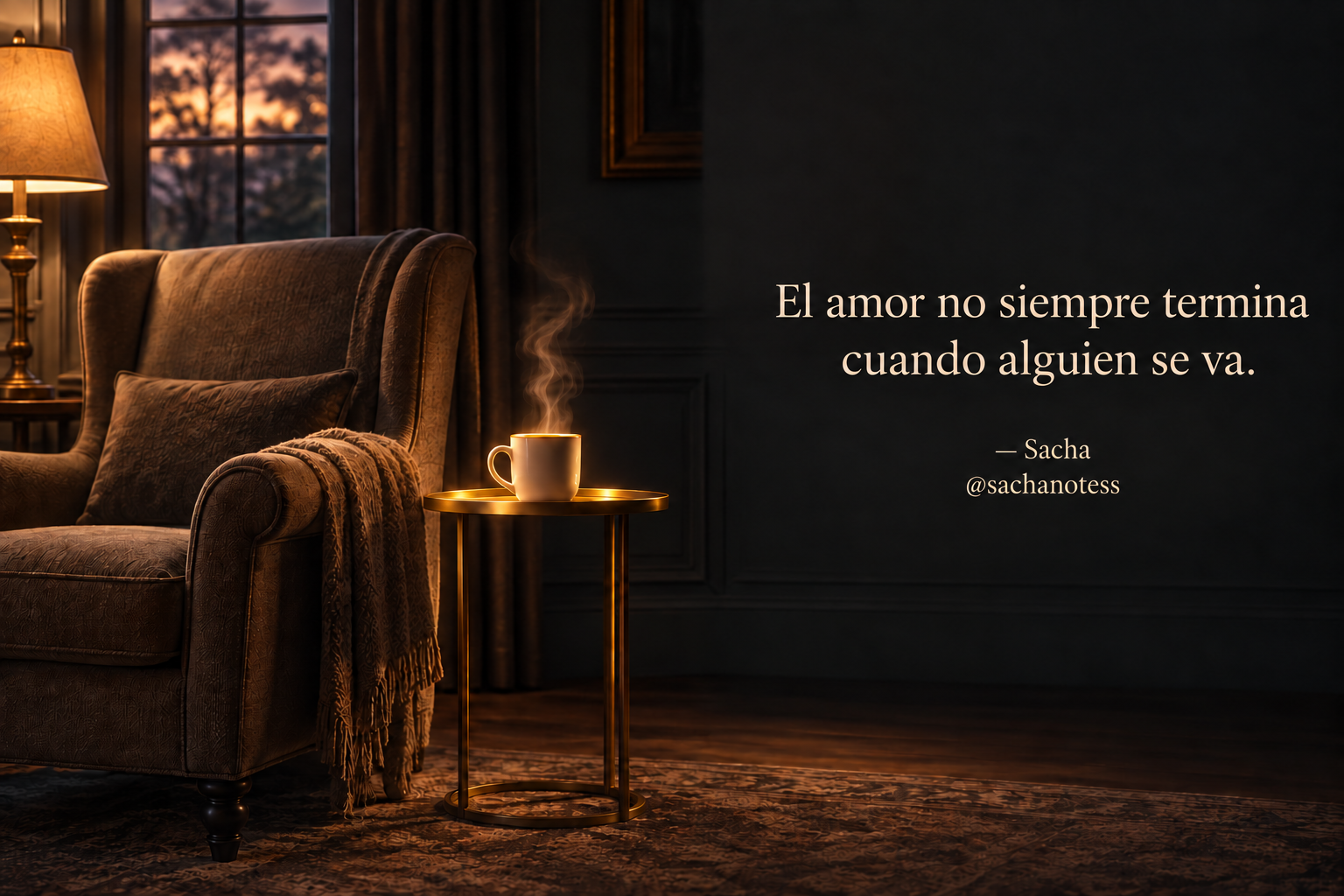 Arte de la cita Love Doesn’t Always End en español